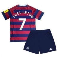 Echipament fotbal Newcastle United Joelinton #7 Tricou Deplasare 2024-25 pentru copii maneca scurta (+ Pantaloni scurti)